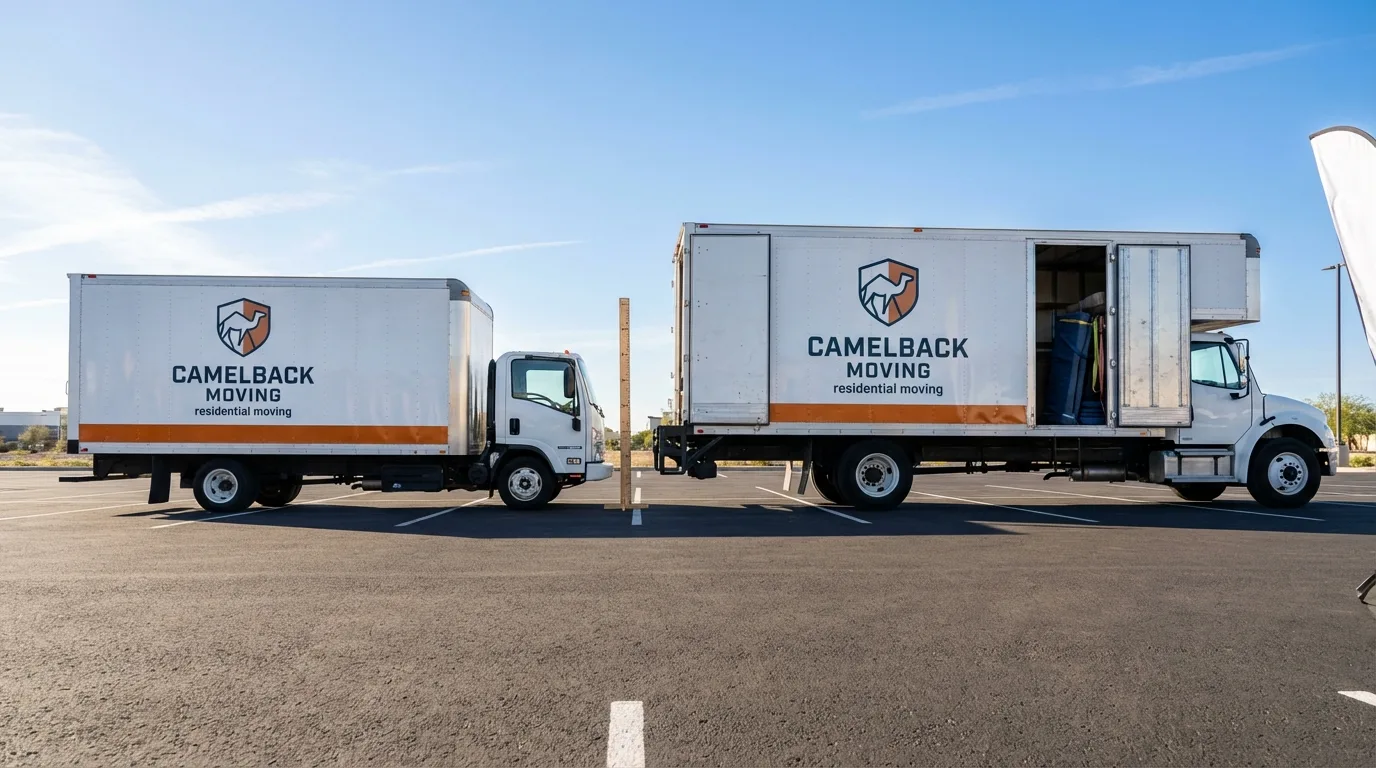 Moving truck size capacity guide in New Waterford